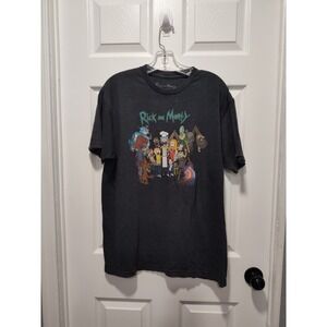 Rick‎ And Morty Ripple Junction Men's Large Graphic Crew Neck T-Shirt